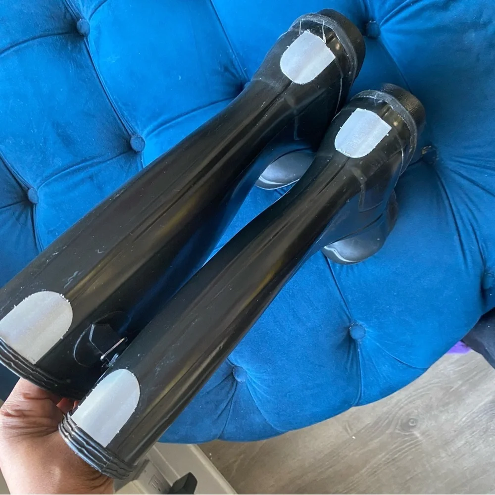 HUNTER BLACK TALL RAINBOOTS